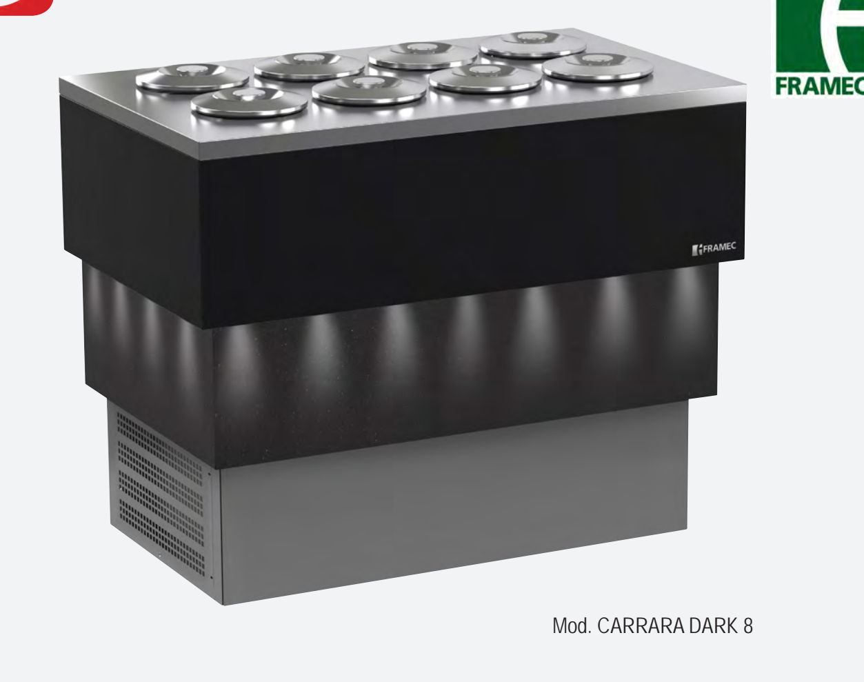 Fotografía original de la gama CARRARA DARK en el catálogo Difriho 2026