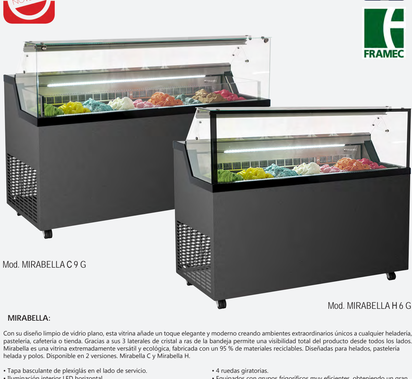 Vitrinas de gran formato, imagen de producto