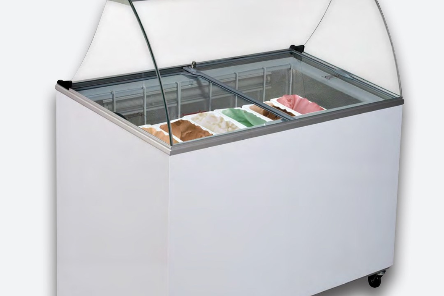 Vitrinas de heladería y enfriadoras de helado